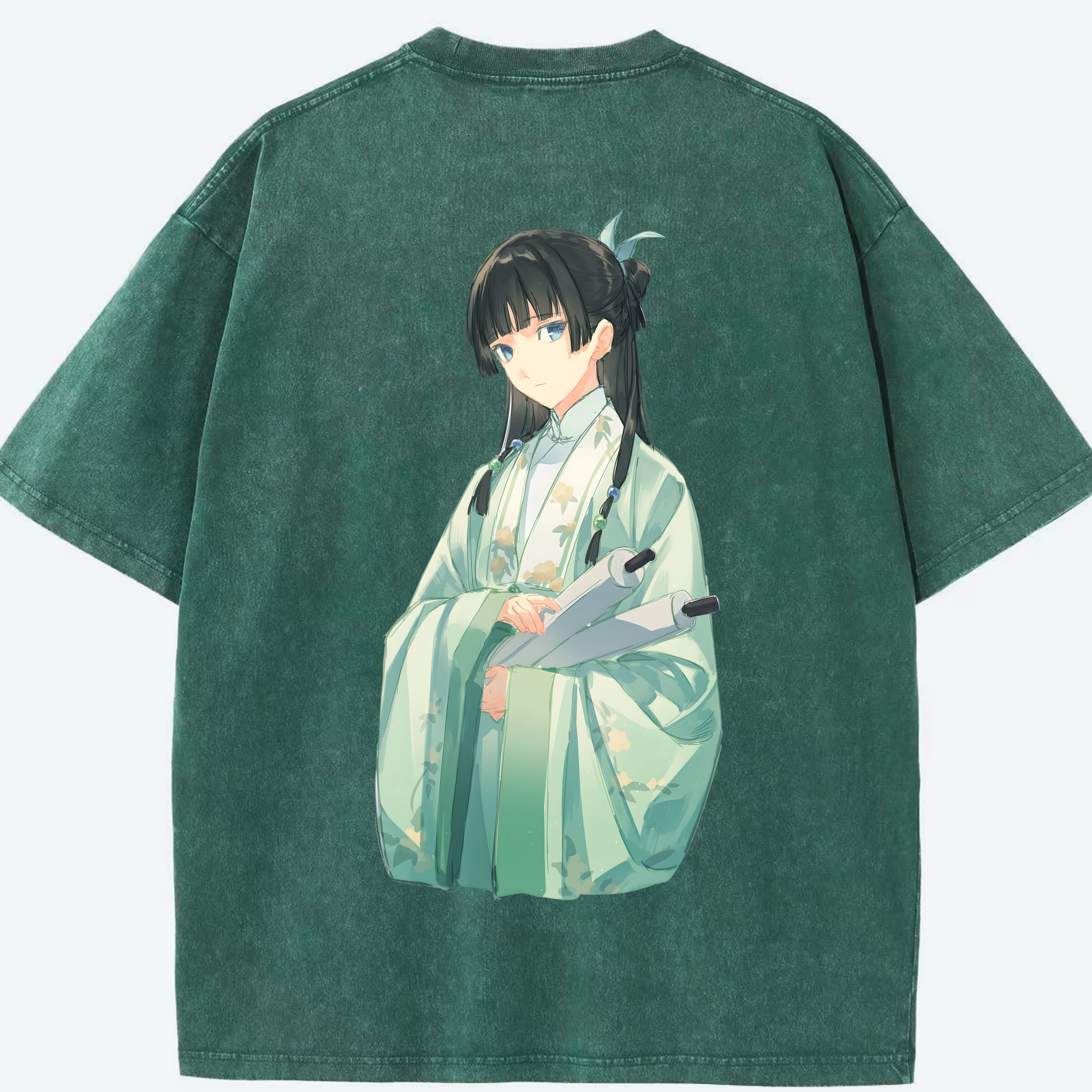 （画像用） 薬屋のひとりごと The Apothecary Diaries 綿100% ヴィンテージ風 半袖Tシャツ（背面プリント）